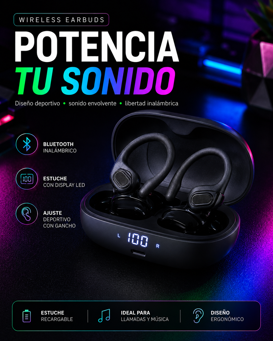Audífonos Bluetooth